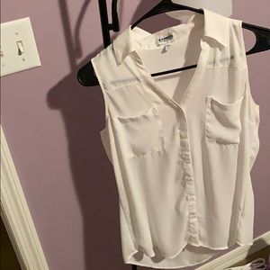 Express Portofino white tank top in Small